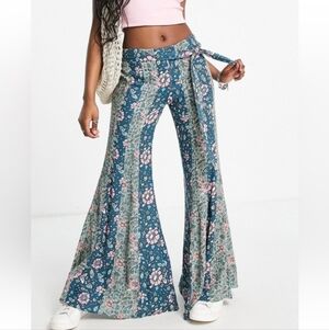 Free People Bali Sultry Bohemian Flare Leg Pants